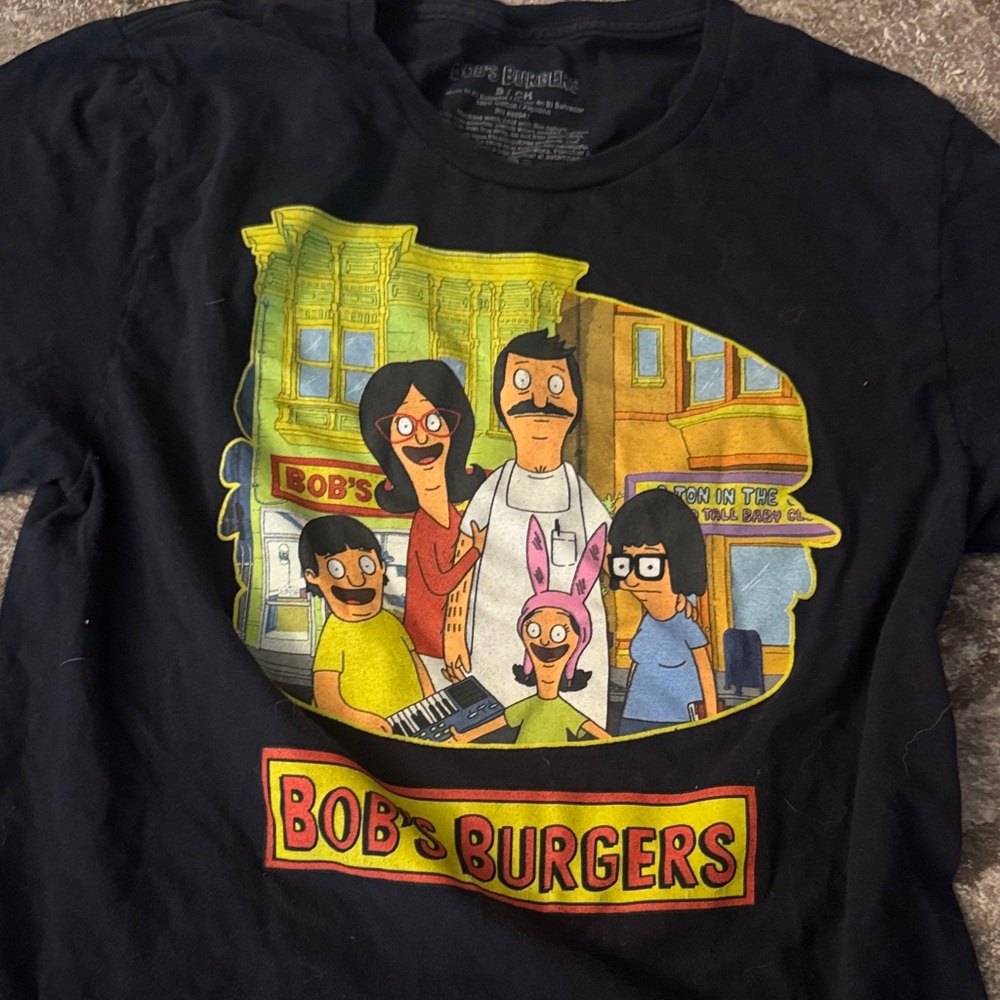 Bob's Burgers Black Graphic T-Shirt